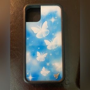 Blue Butterfly Wildflower Case Iphone 11